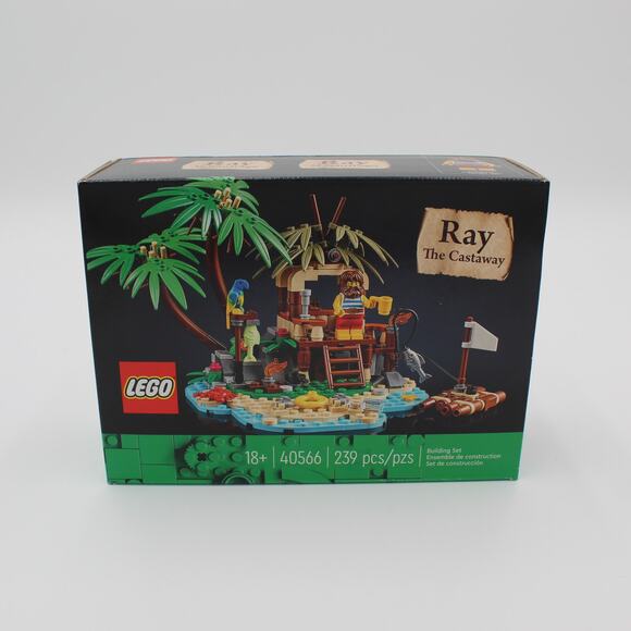 LEGO 40566 Ray The Castaway Retired NEW Sealed 239 Pieces - Picture 1 of 7